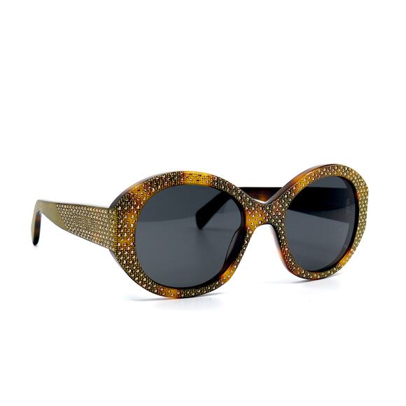 NEW CELINE CL4240IS 53A HAVANA WITH GOLD EMBELLISHMENT SUNGLASSES AUTHENTIC - Picture 3 of 10